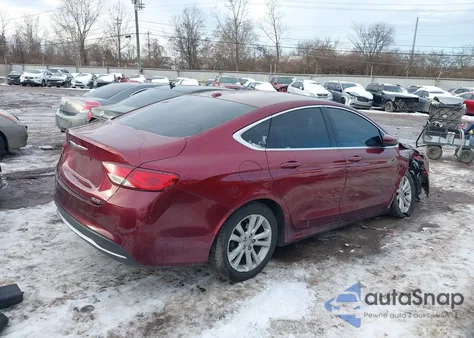 2015 Chrysler 200 Limited from USA, damaged, VIN 1C3CCCAB9FN603356